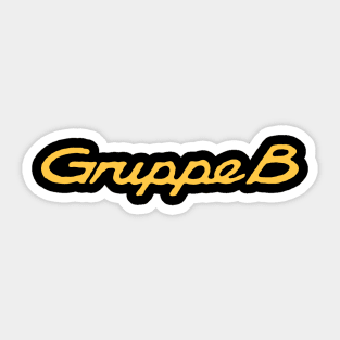 Gruppe B 959 Porsche Rally Sticker